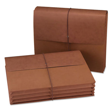 Smead® Redrope Expanding Wallet With Elastic Cord, 5.25" Expansion, 1 Section, Legal Size, Redrope, 10-box freeshipping - TVN Wholesale